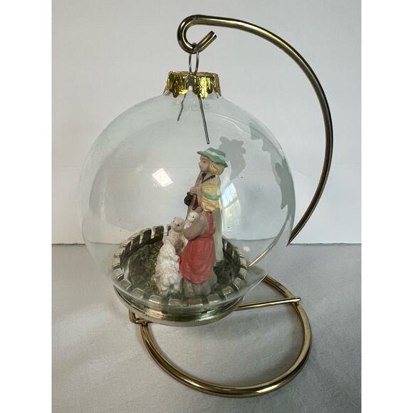 House of Lloyd Christmas Around the Work Shepherd Ornament Stand 1995 - Picture 4 of 9